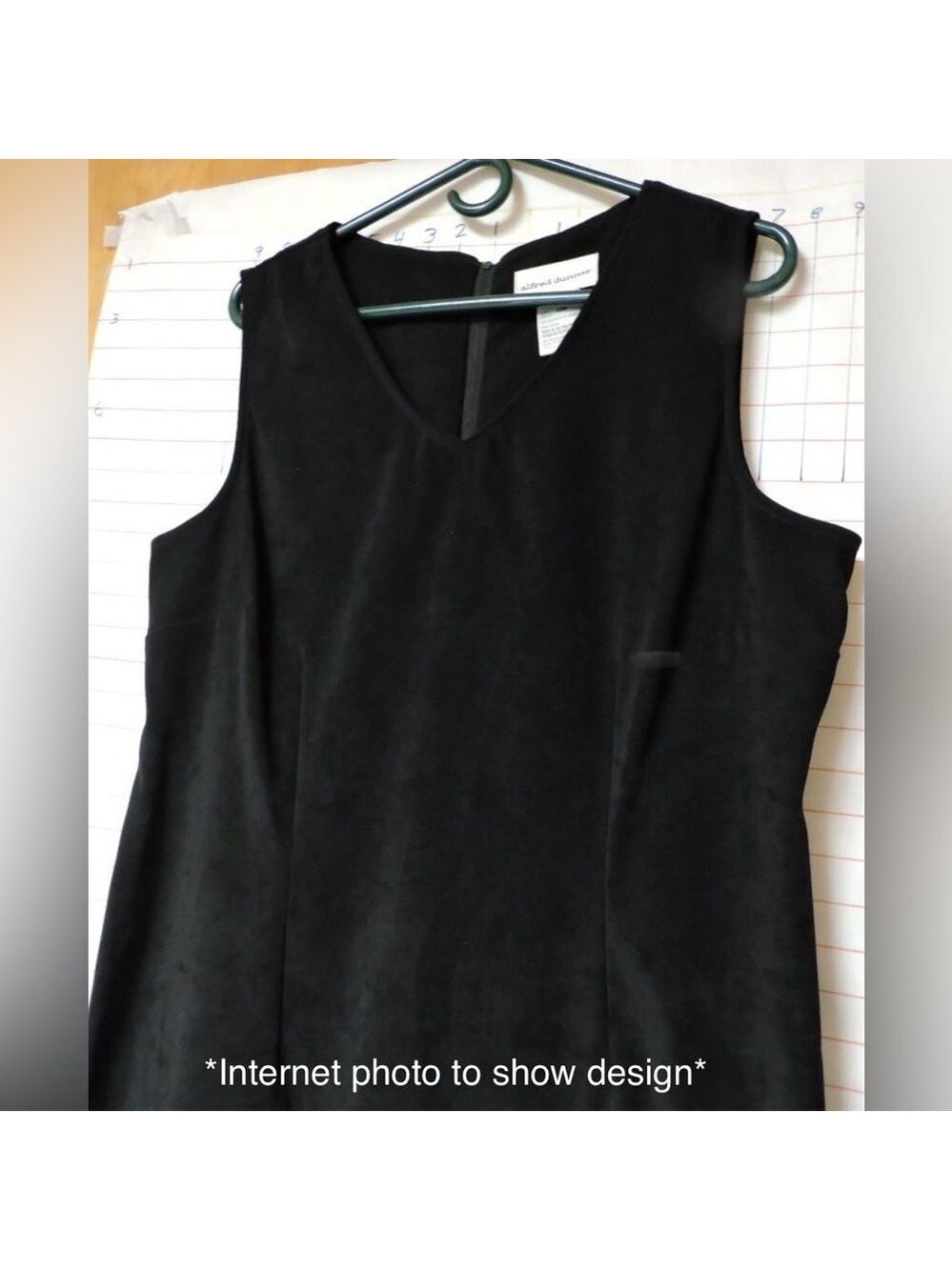Alfred Dunner Vintage Black Dress – 14P – Sleeveless A-Line/Sheath - Picture 14 of 15